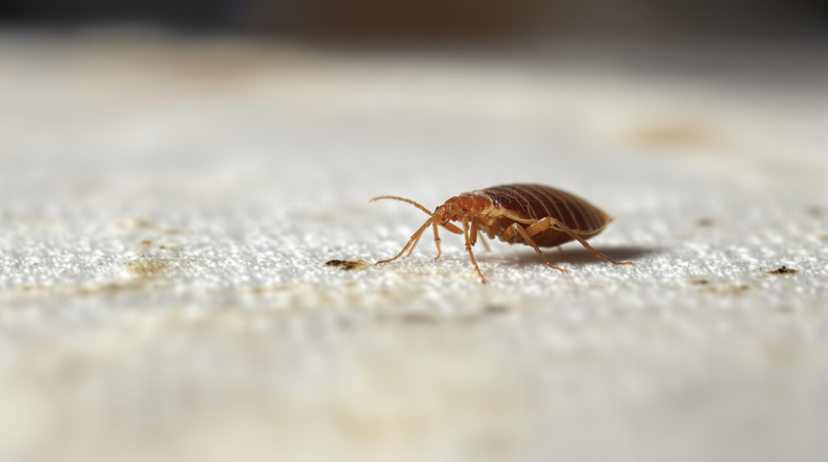 Punaise de lit sur un matelas.