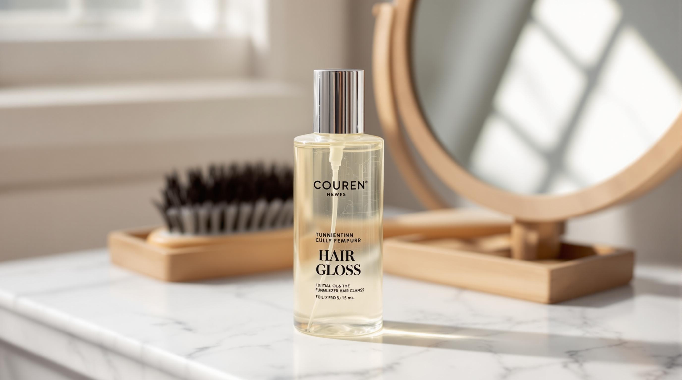 Bouteille de produit capillaire